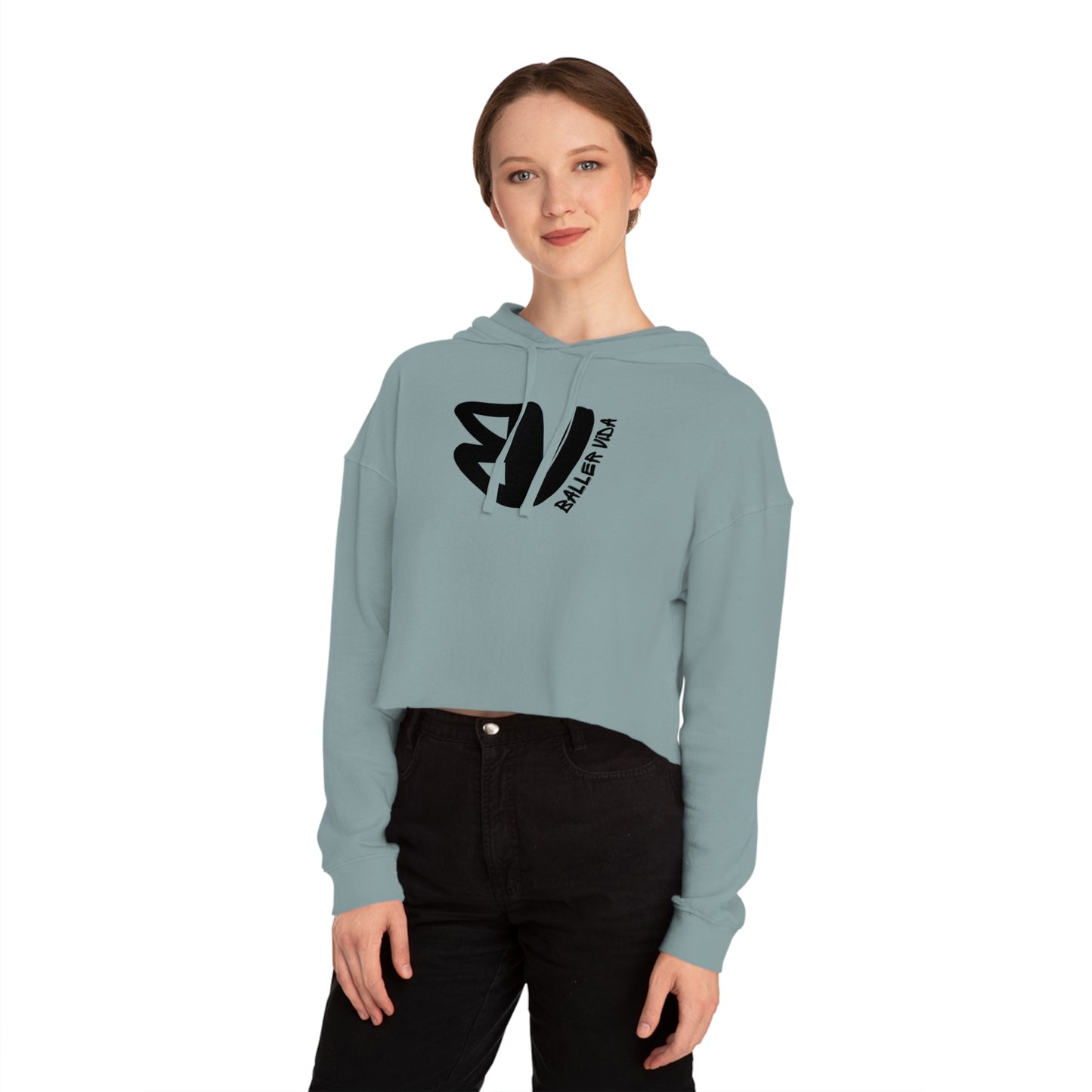 Lady Baller Crop Hoodie