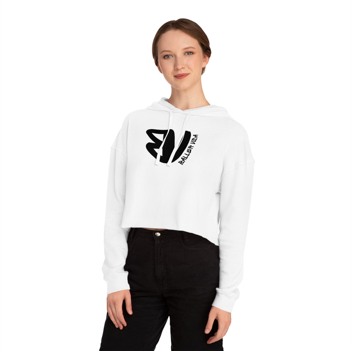 Lady Baller Crop Hoodie