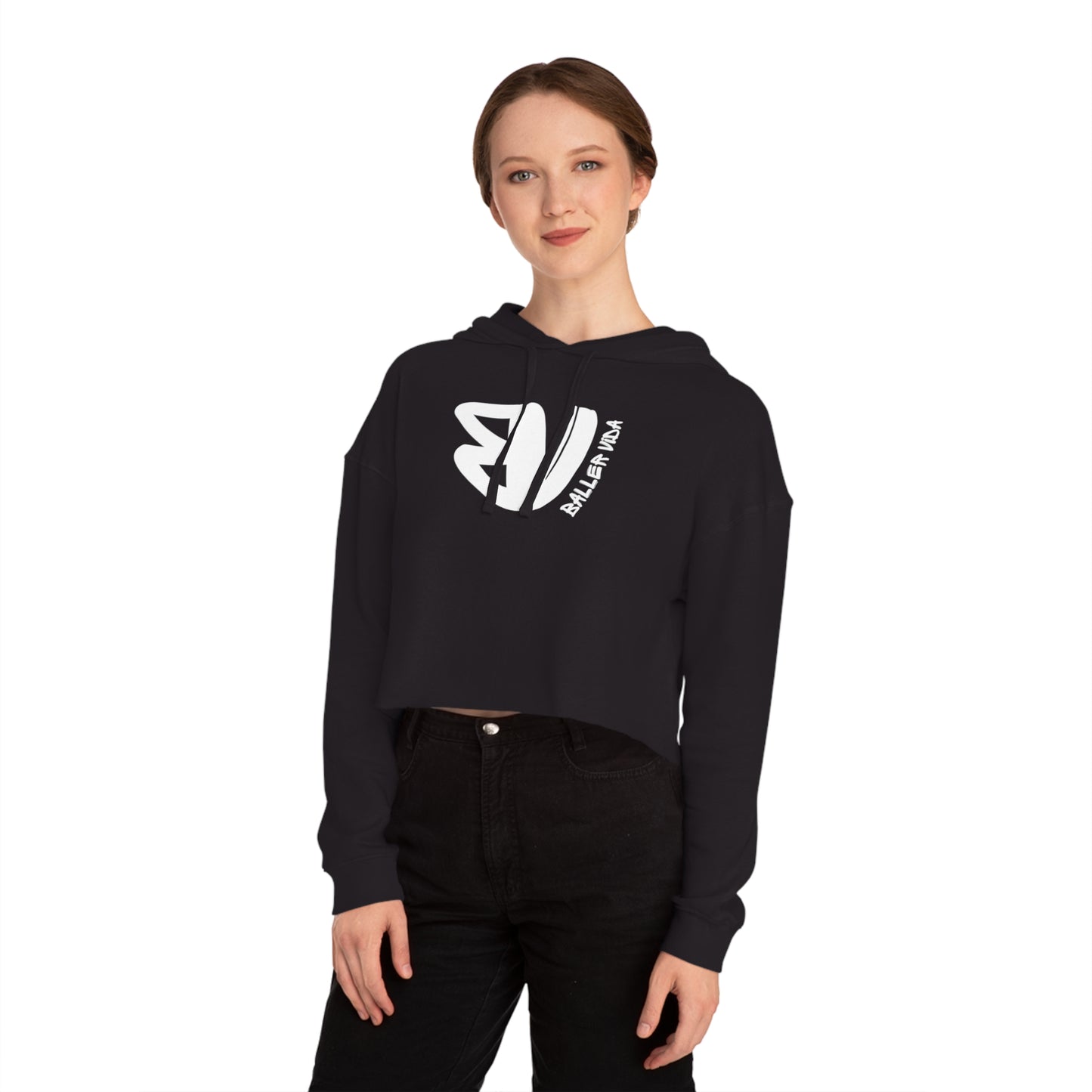 Lady Baller Crop Hoodie